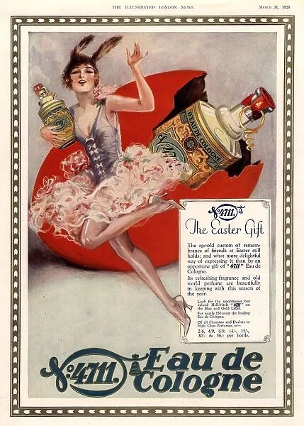 1928 1920s UK 4711 eau de cologne art deco womens