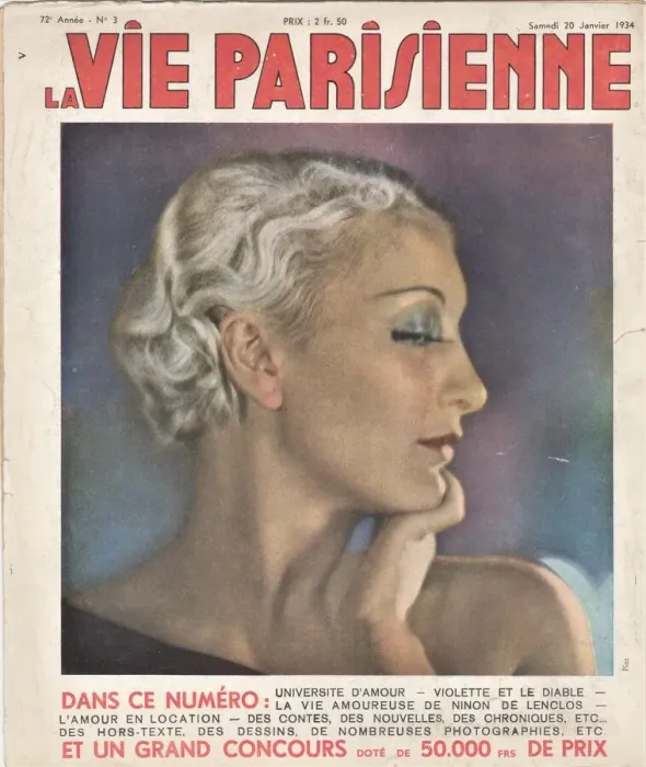 Framed Print : 1930s France La Vie Parisienne Magazine Cover Framed Print : 1930s France La Vie Parisienne Magazine Cover
