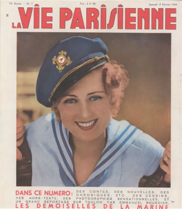 Framed Print : 1930s France La Vie Parisienne Magazine Cover Framed Print : 1930s France La Vie Parisienne Magazine Cover