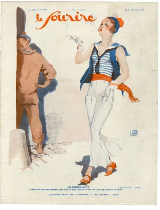 Framed Print : 1930s France Le Sourire Magazine Cover Framed Print : 1930s France Le Sourire Magazine Cover