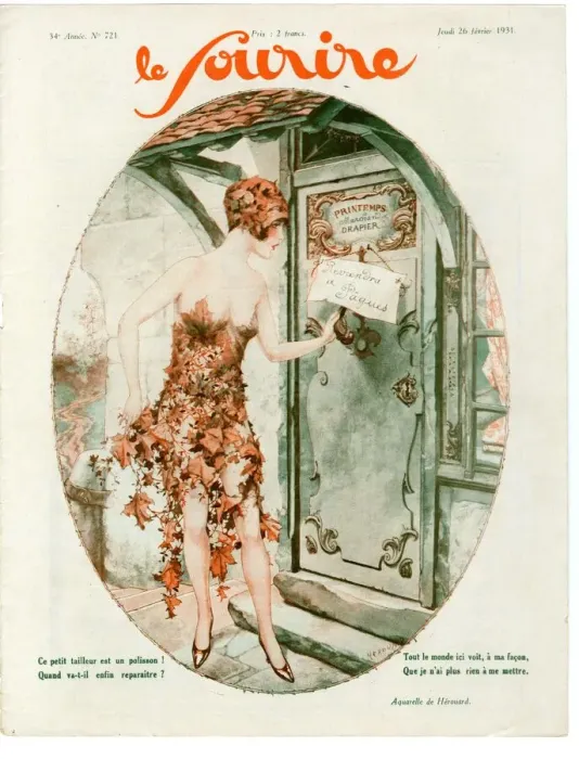 Framed Print : 1930s France Le Sourire Magazine Cover Framed Print : 1930s France Le Sourire Magazine Cover