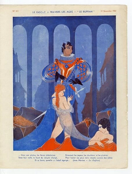 1930s France Le Sourire Magazine Plate