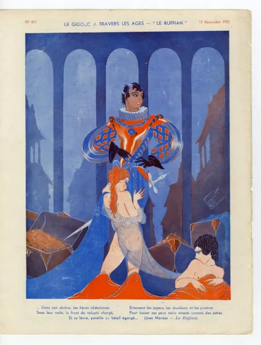 Framed Print : 1930s France Le Sourire Magazine Plate Framed Print : 1930s France Le Sourire Magazine Plate