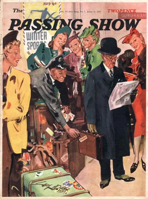 Framed Print : 1930s, UK, The Passing Show, Magazine Cover Framed Print : 1930s, UK, The Passing Show, Magazine Cover