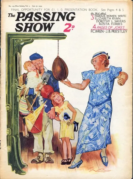 Framed Print : 1930s, UK, The Passing Show, Magazine Cover Framed Print : 1930s, UK, The Passing Show, Magazine Cover