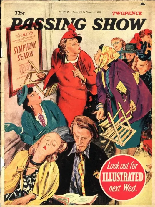 Framed Print : 1930s, UK, The Passing Show, Magazine Cover