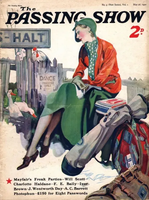 Framed Print : 1930s, UK, The Passing Show, Magazine Cover Framed Print : 1930s, UK, The Passing Show, Magazine Cover