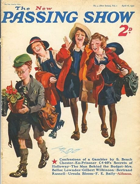 1930s, UK, The Passing Show, Magazine Cover