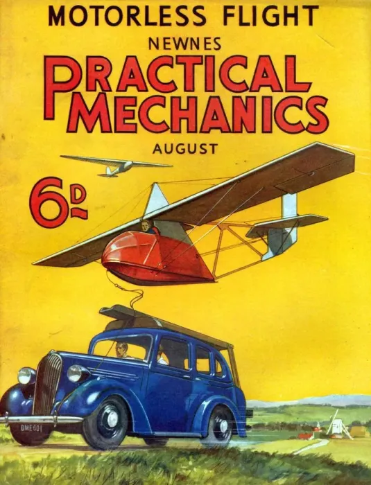 Framed Print : 1930s UK Practical Mechanics Magazine Cover