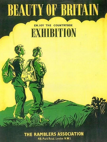 1930s, UK, Ramblers Association, Poster
