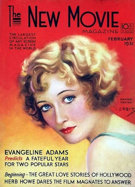 1930s USA The New Movie Magazine Magazine Cover