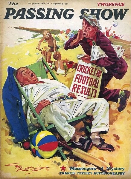 1930s, USA, The Passing Show, Magazine Cover