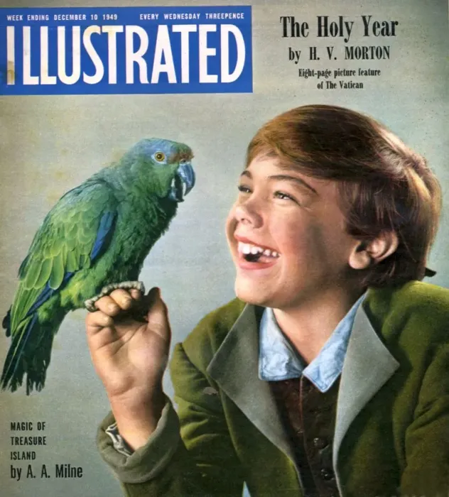 Framed Print : 1940s UK Illustrated Magazine Cover Framed Print : 1940s UK Illustrated Magazine Cover