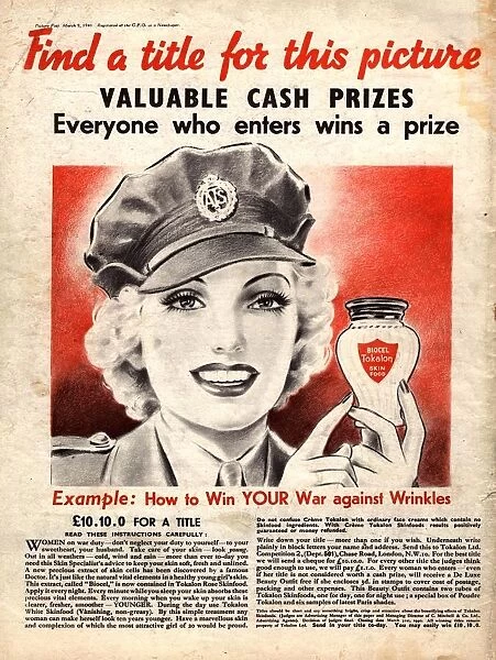 1940s UK skin care antiageing anti ageing WW2 skincare