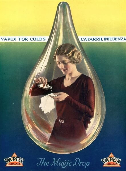 1940s UK vapex colds flu medical medicine