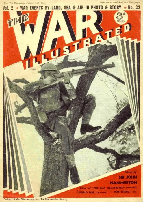 Framed Print : 1940s UK The War Illustrated Magazine Cover Framed Print : 1940s UK The War Illustrated Magazine Cover