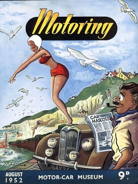 1950s UK cars mascots magazines