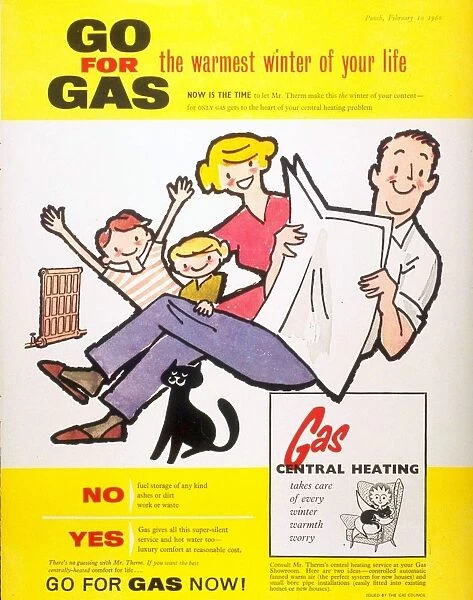1950s UK gas. 1950s. UK. gas