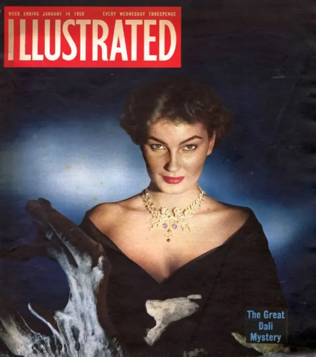 Framed Print : 1950s UK Illustrated Magazine Cover Framed Print : 1950s UK Illustrated Magazine Cover