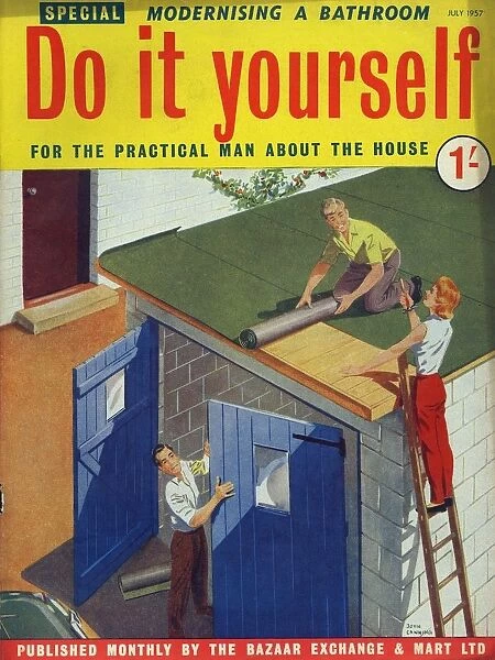 Do It Yourself 1957 1950s UK DIY do it yourself home improvement magazines improvements