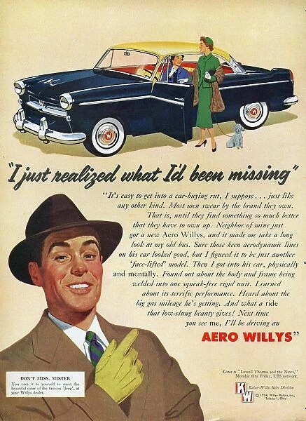 Aero Willys 1954 1950s UK cars