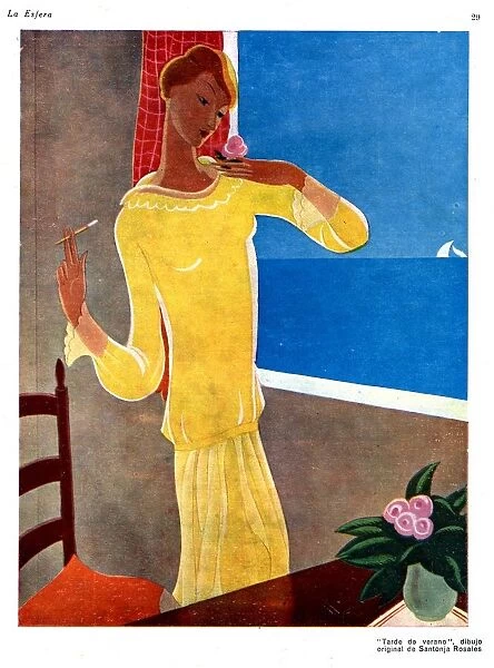 Art Deco Woman 1920s France cc art deco illustrations portraits woman women