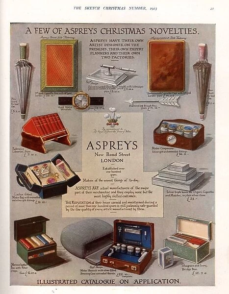 Asprey 1923 1920s UK gifts