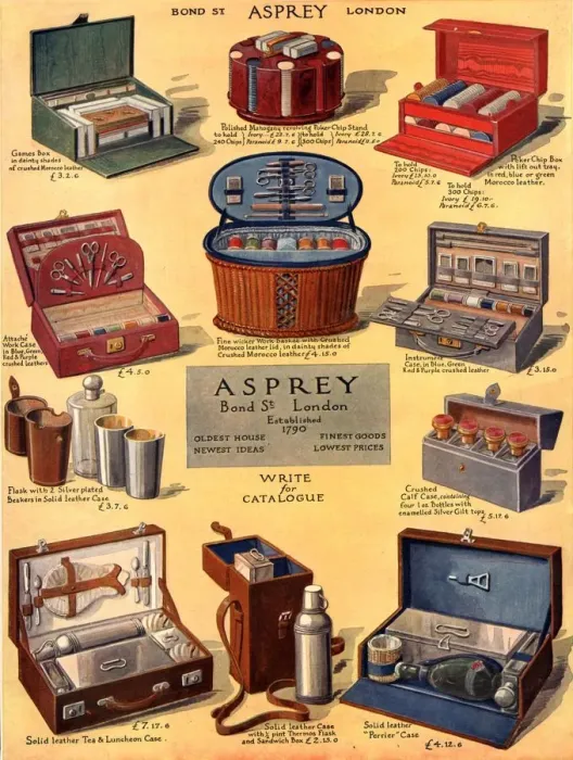 Framed Print : Asprey 1925 1920s UK luggage asprey gifts presents Framed Print : Asprey 1925 1920s UK luggage asprey gifts presents