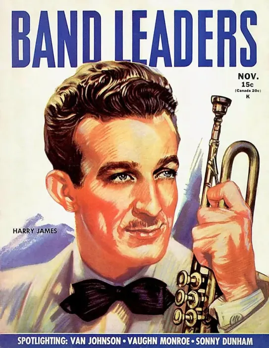 Framed Print : Band Leaders 1945 1940s USA Harry James magazines maws Framed Print : Band Leaders 1945 1940s USA Harry James magazines maws