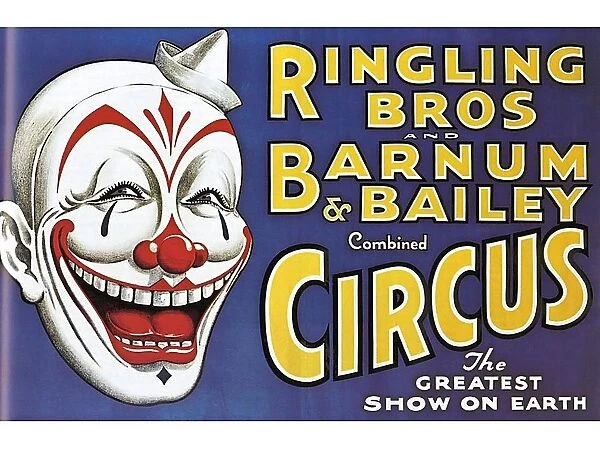 Barnum and BaileyAs Circus 1920s USA mcitnt clowns slogans The Greatest Show On Earth