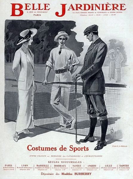 Belle Jardiniere 1912 1910s France department mens womens menAs