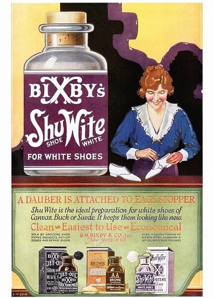 Bixbys 1920s USA shoes shoe white products clothing clothes