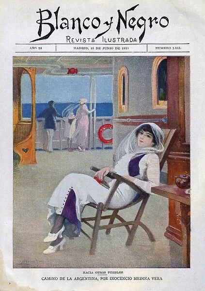Blanco y Negro 1913 1910s Spain relaxing boats cruises cc holidays