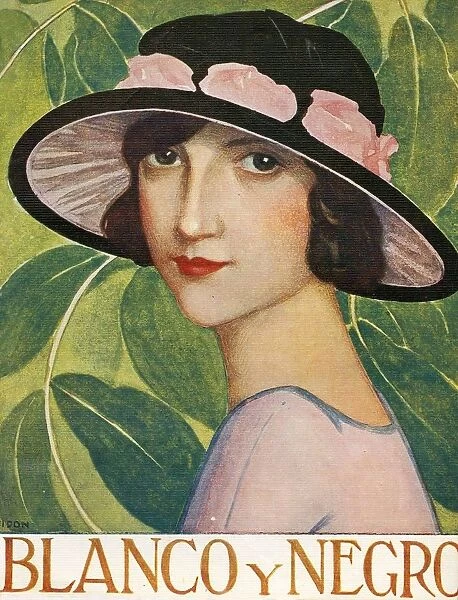 Blanco y Negro 1922 1920s Spain cc hats womens portraits magazines