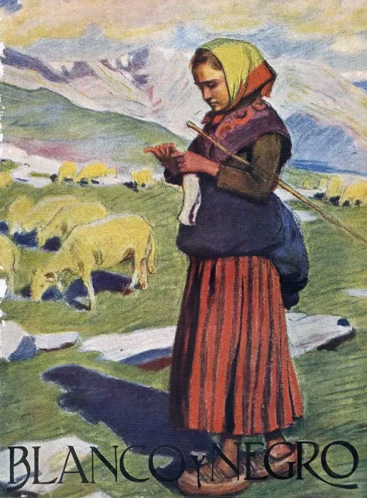 Framed Print : Blanco y Negro 1922 1920s Spain cc magazines shepherds sheep Framed Print : Blanco y Negro 1922 1920s Spain cc magazines shepherds sheep