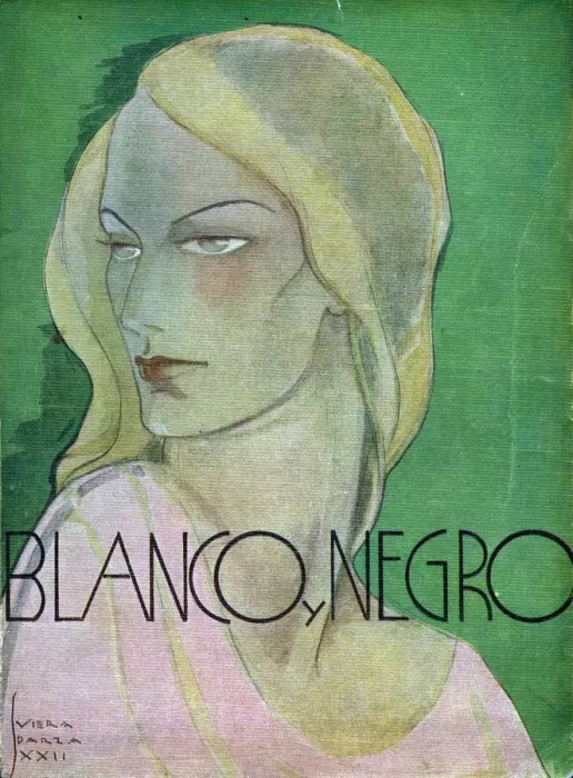 Framed Print : Blanco y Negro 1932 1930s Spain cc portraits womens magazines