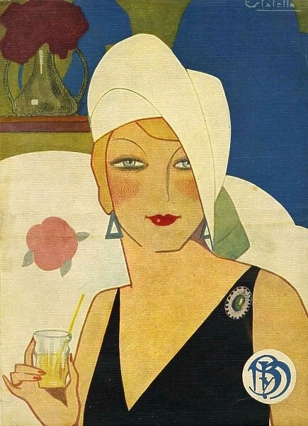 Blanco y Negro 1935 1930s Spain cc drinking hats womens portraits