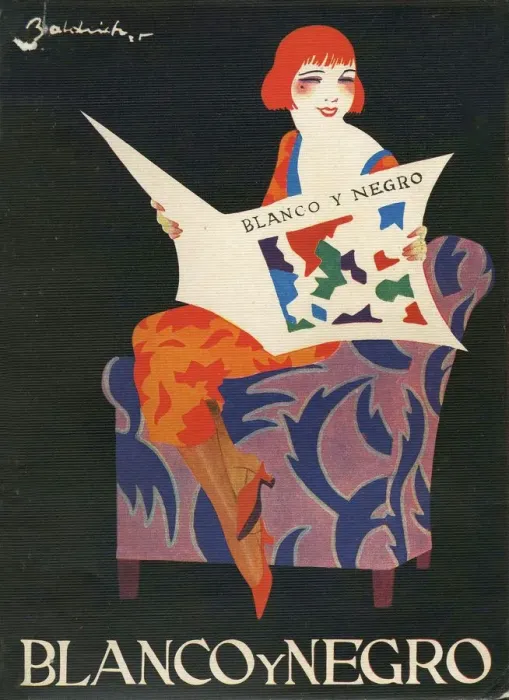 Framed Print : Blanco y Negro Spain cc reading magazines women woman