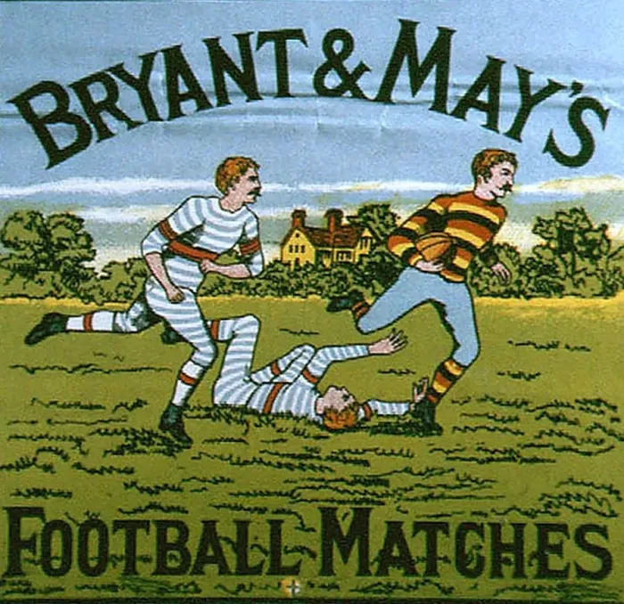 Framed Print : Bryant and Mays 1900s UK football matches mays matchbox covers Framed Print : Bryant and Mays 1900s UK football matches mays matchbox covers