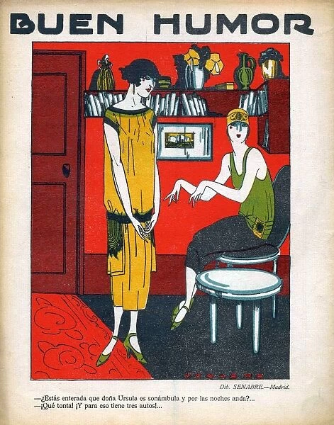 Buen Humor 1926 1920s Spain cc magazines friends interiors