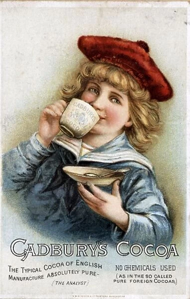 CadburyAs 1890s UK cocoa drinking chocolate