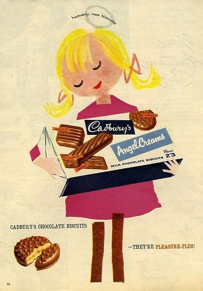 Cadburys, 1960s, UK. Cadbury's, 1960s, UK