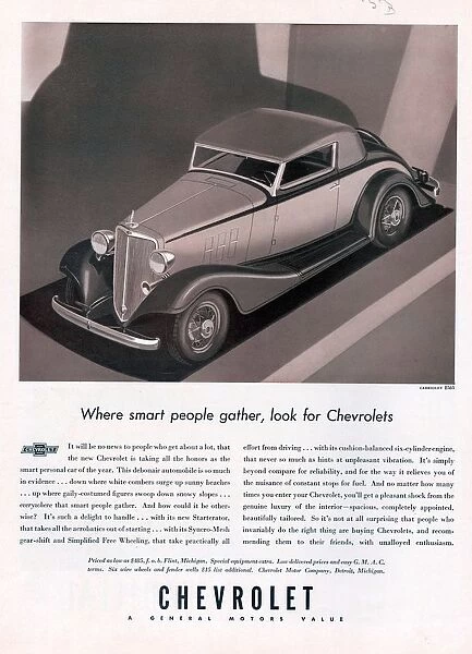 Chevrolet 1933 1930s USA cc cars