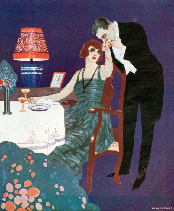 Framed Print : Chivalry 1920s Spain cc dining lamps kissing hands chivalry manners dating chivalrous Framed Print : Chivalry 1920s Spain cc dining lamps kissing hands chivalry manners dating chivalrous