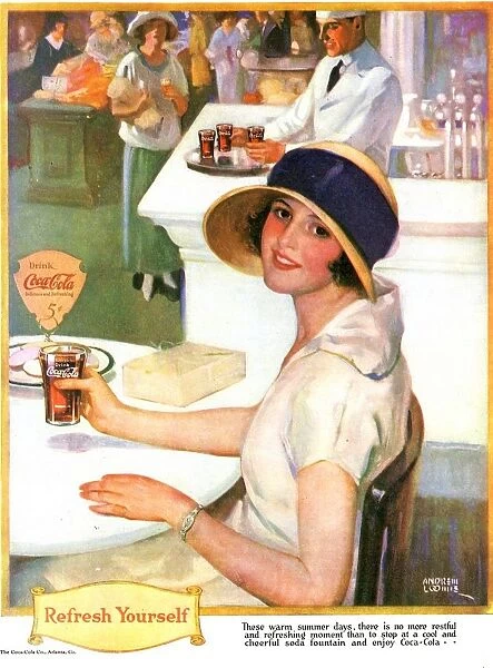 Coca-Cola 1920s USA. Coca-Cola. 1920s. USA
