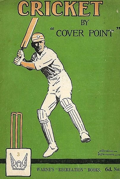 Cricket 1920s UK mcitnt Warnes Recreation Books
