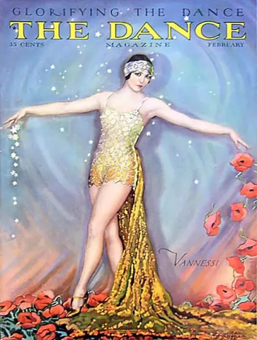 Framed Print : The Dance 1928 1920s USA Vannessi magazines flowers maws