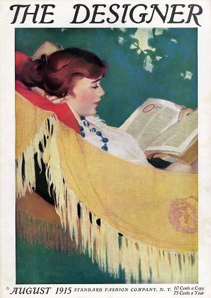 The Designer 1915 1910s UK reading hammocks magazines
