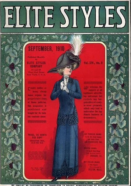 Elite Styles 1910 1910s USA womens magazines