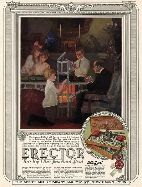 Erector 1920s USA CC meccano